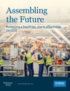 The front page of the report, which features a picture of people wearing hi-vis clothing, working in a manufacturing facility.