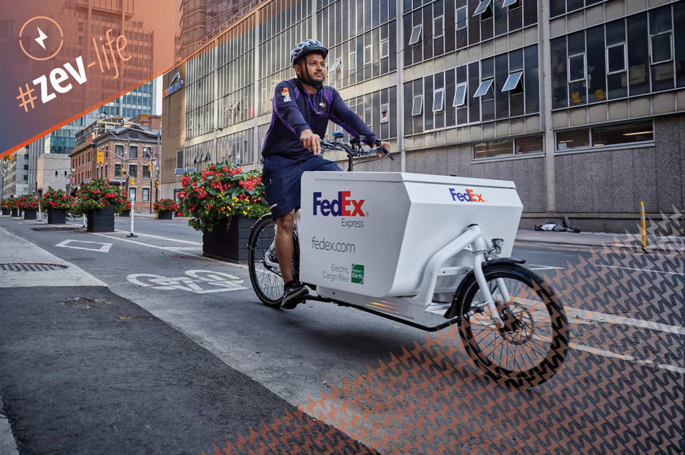 fedex bike delivery