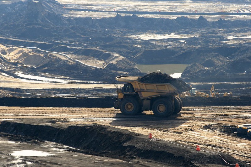 Oilsands mine truck Pembina