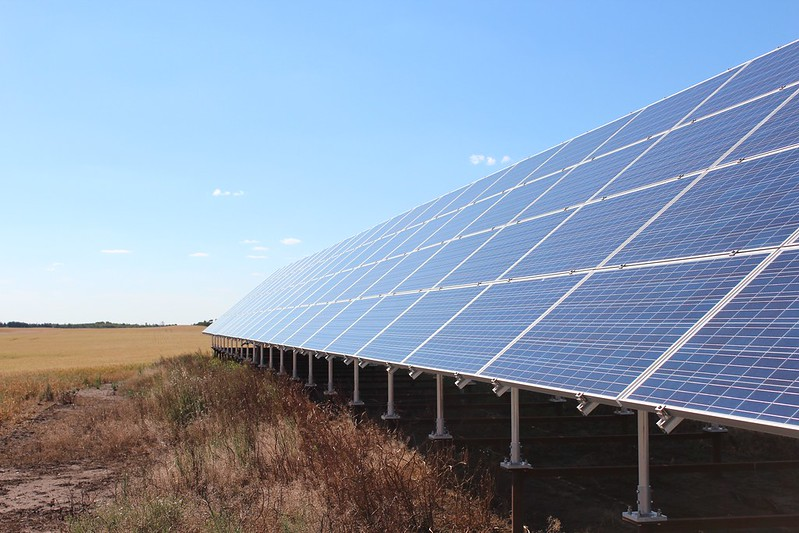 Solar panels in Alberta