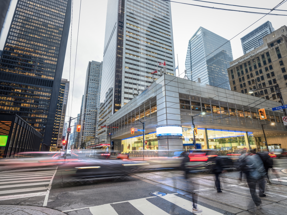 Downtown Toronto traffic