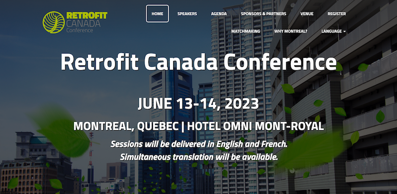 Retrofit Canada Conference banner