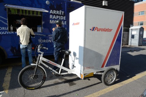 cyclelogistics delivery in montreal