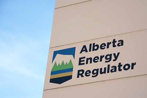 Alberta Energy Regulator (AER) sign