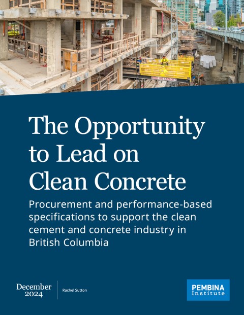 Cover of clean concrete report