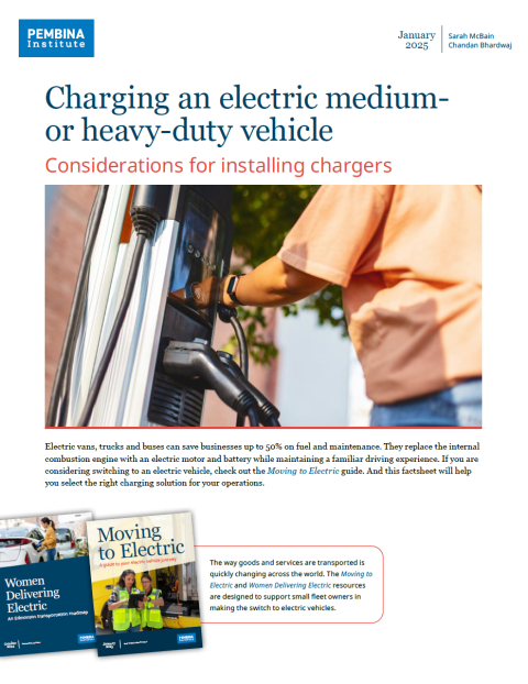 Cover of Charging an electric medium- or heavy-duty vehicle fact sheet