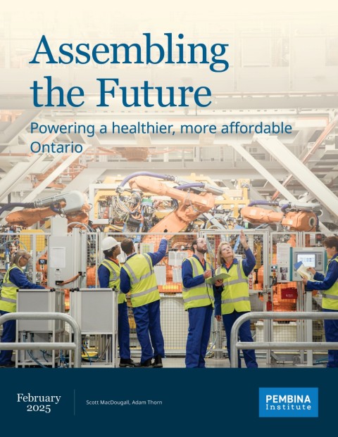 report cover with picture of people wearing hi-vis clothing, working in a manufacturing facility.