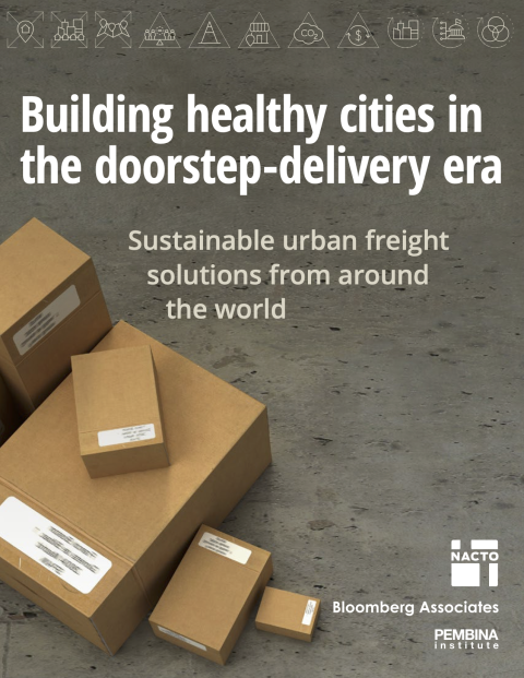 Cover of Building healthy cities with image of parcels