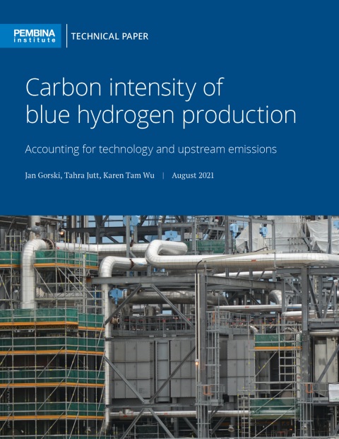 cover of Carbon intensity of blue hydrogen