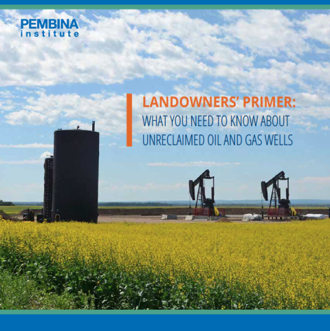 Cover of Landowners Primer - unreclaimed oil and gas wells