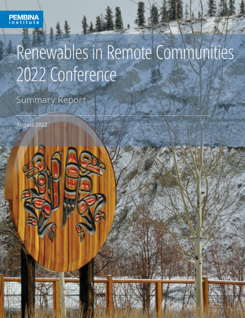 Renewables in Remote Communities 2022 Conference cover