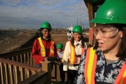 Pembina Institute staff tour Shell Jackpine oilsands mine