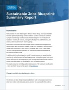 Sustainable Jobs Short Blueprint - cover