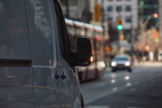 Delivery van on toronto street