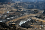 An oilsands mine in Alberta, Canada