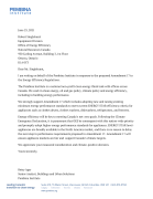 Letter to NRCan