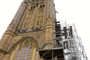 Parliament Hill Centre Block with scaffolding