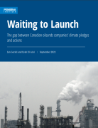 Waiting to Launch cover with oilsands refineries