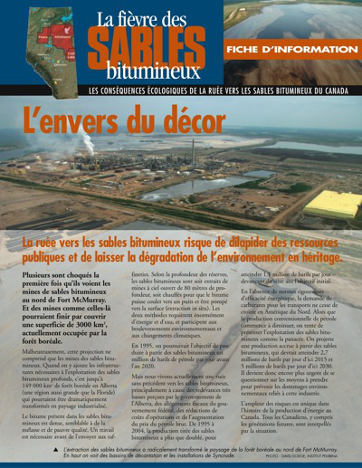 La fièvre des sables bitumineux | Pembina Institute